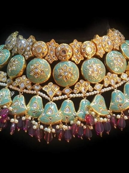 Necklace set ferozi