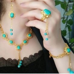 Turquoise Necklace Set