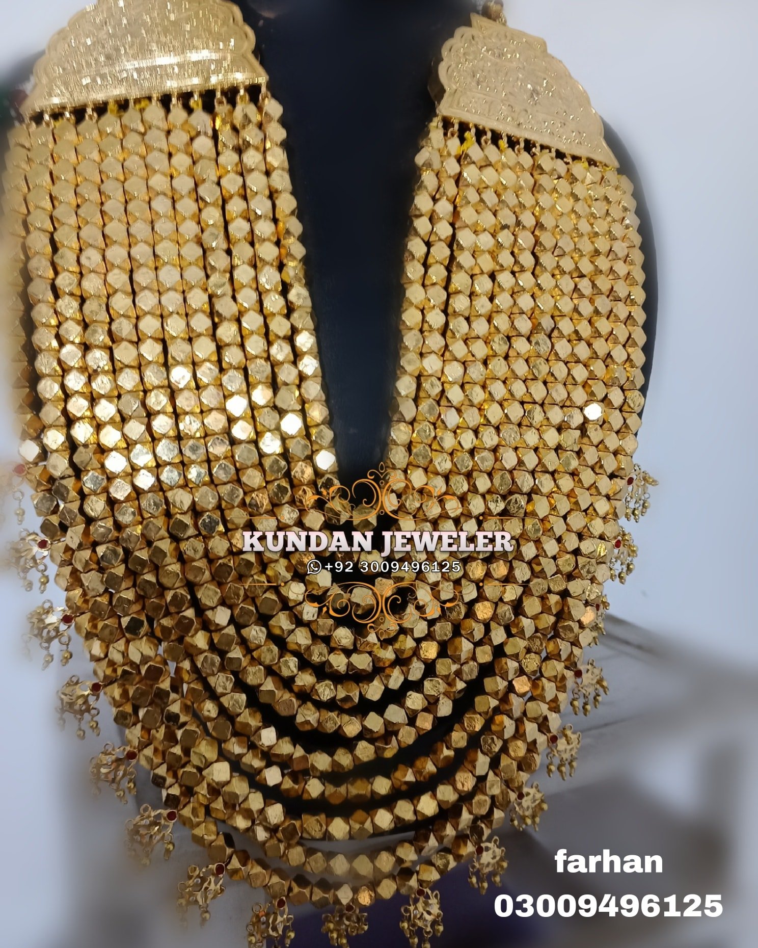 11 Royal Multani Katmala Har – 24k Gold Plated - Image 1