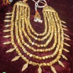 Droplet Motifs Multani Katmala – Gold Plated