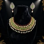Jade Pearl Kundan Bridal Necklace Set