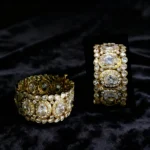 Regal Polki Crystal Kada Bangles